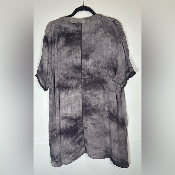 Simisue Charcoal Tie-Dye Tunic/Dress wear with Leggings! - Picture 2 of 8